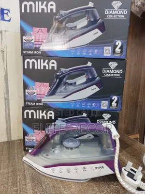 Mika 2400W Steam Iron with Ceramic Soleplate