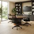 Kaptains Medium Back Office Chair - Black - 2