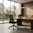 Kaptains Medium Back Office Chair - Black - 3