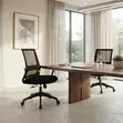 Kaptains Medium Back Office Chair - Black - 5