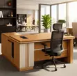 Executive Brown Office Desk 1800mm - 2