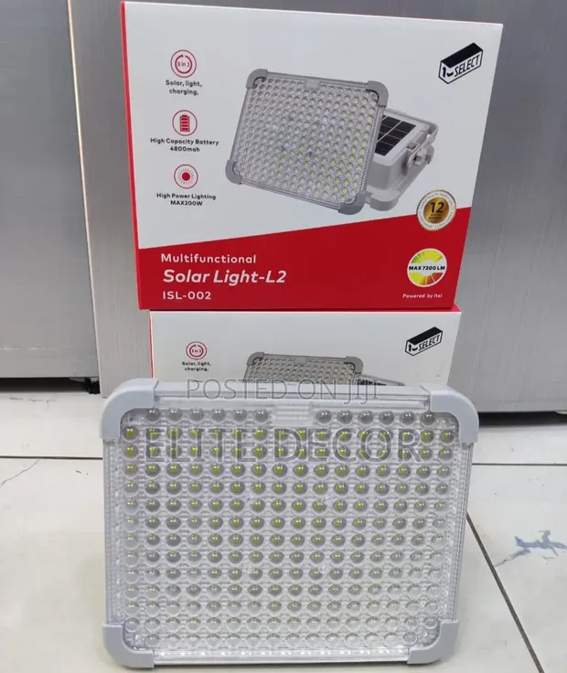 Itel ISL-002 200W Solar Floodlight na 10W Panel - 1