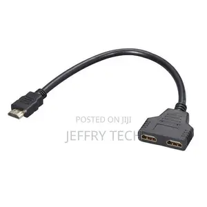 HDMI 1-to-2 Splitter (Male to Dual Female)