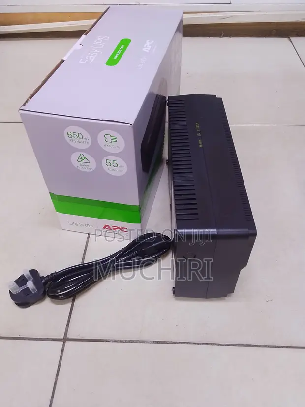 APC 650VA UPS Surge Protection Power Backup - 1