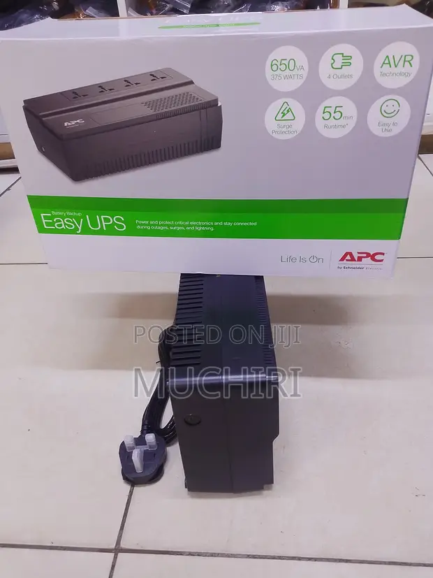 APC 650VA Battery Backup UPS for PC - 1