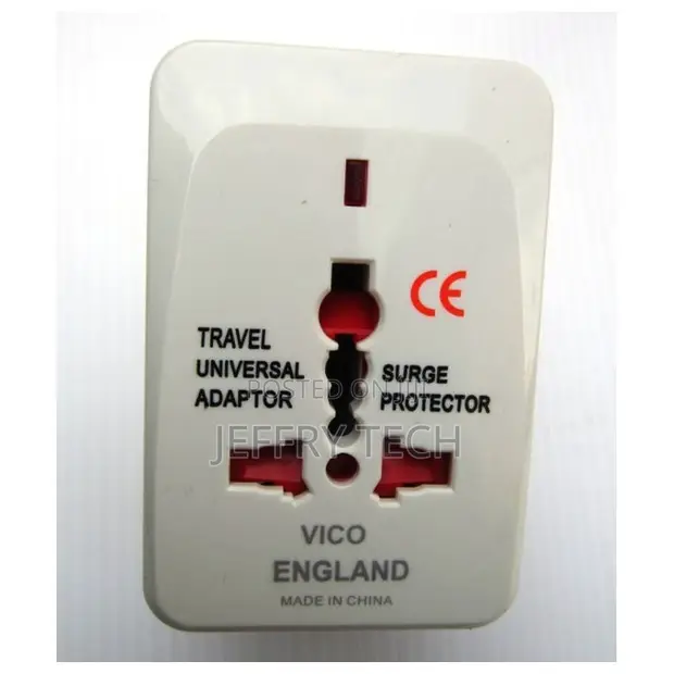 All-in-One Universal Travel Adapter with 2 USB Ports - 1