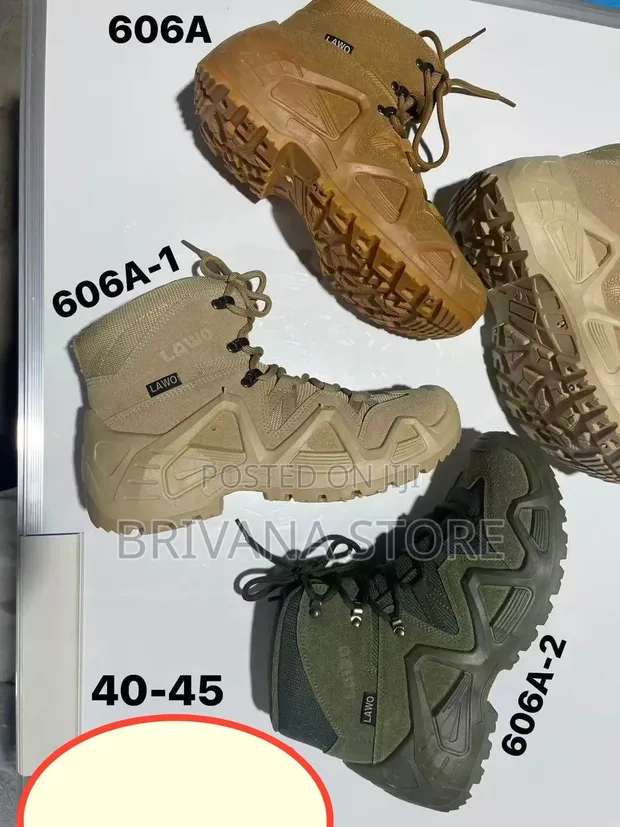 Lawo Men's Tactical Military Hiking Boots - 1