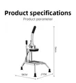 Stainless Steel Manual Potato Chips Cutter - 2