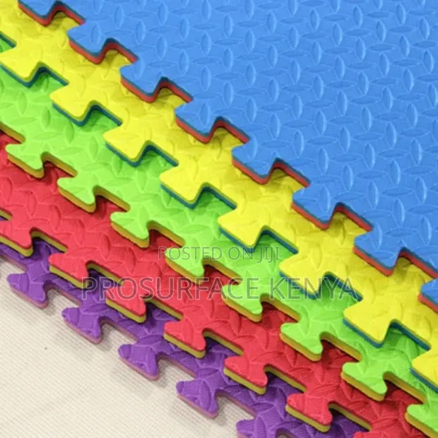 EVA Gym Mat 1x1m | 25mm Thick Heavy-Duty Exercise Flooring - 1