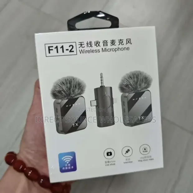 F11-2 Kipaza Sauti Kisicho na Waya kwa Simu - 1