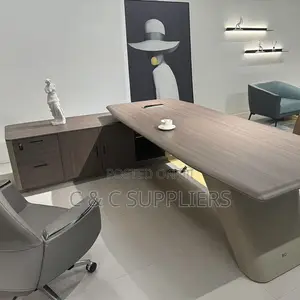 Director Imported L-Shaped Table - 1.8m