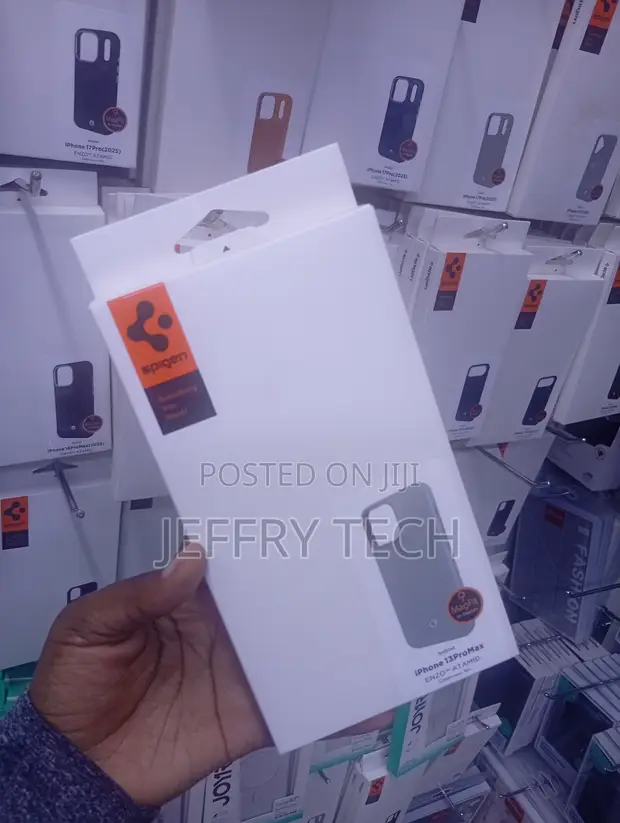 White Spigen Enzo Aramid MagFit Case for iPhone 13 Pro Max - 1