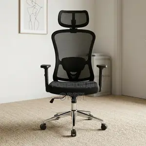 Adjustable Staff Mesh Office Chair - Black