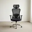 Adjustable Staff Mesh Office Chair - Black - 5