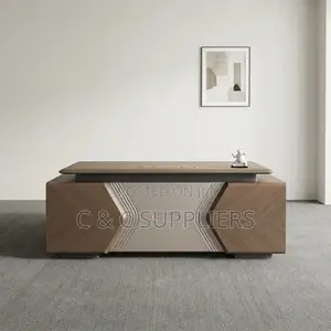 Modern Director's L-Shaped Desk - 2000mm