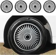 4pc 14/15" Classy Unique Plastic Wheel Caps - 1