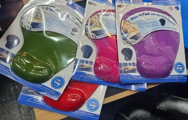 Ergonomic Gel Wrist Support Mouse Pad - 1