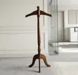 Wooden Suit Stand - Office Coat Hanger - 4