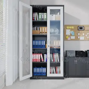 Glass Filing Cabinet - Brand New