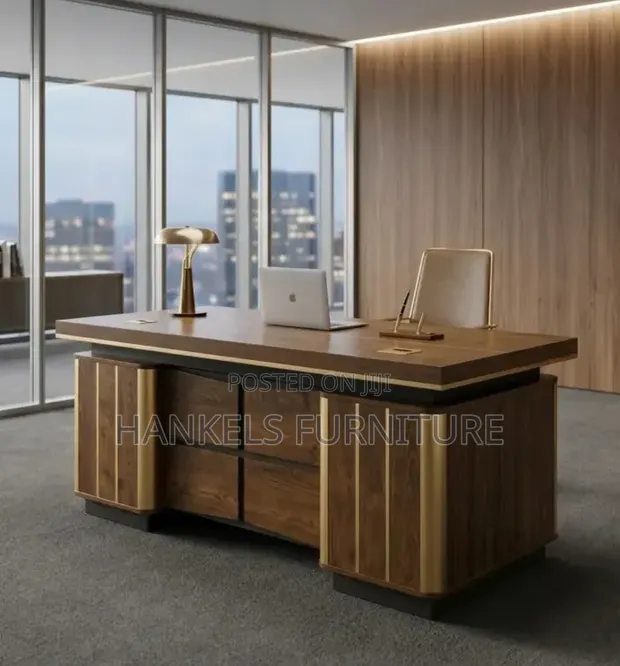 Modern 1.4m Executive Office Desk - Brand New - 1