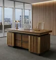 Modern 1.4m Executive Office Desk - Brand New - 1