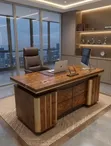 Modern 1.4m Executive Office Desk - Brand New - 2