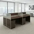 Modern 4-Seater Workstation Desk - 1