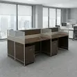 Modern 4-Seater Workstation Desk - 2