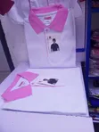 Pink & White Poloshirts Available - 4