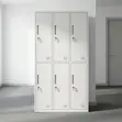 6-Locker Compartment Office Lockable Storage Cabinet - 3