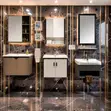 Wall Mounted Bathroom Vanity Cabinet with Mirror - 2
