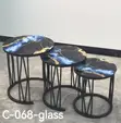 Marble 3 Set Coffee Table - 1