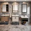 Moisture Resistant Wall Mounted Bathroom Vanity Cabinet with Mirror - 2