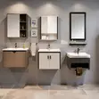 Scratch-Resistant Wall Mounted Bathroom Vanity Cabinet with Mirror - 2