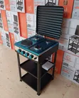 Eurochef 3 Gas + 1 Electric Standing Cooker with Shelves - 1