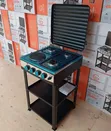 Eurochef 3 Gas + 1 Electric Standing Cooker with Shelves - 2