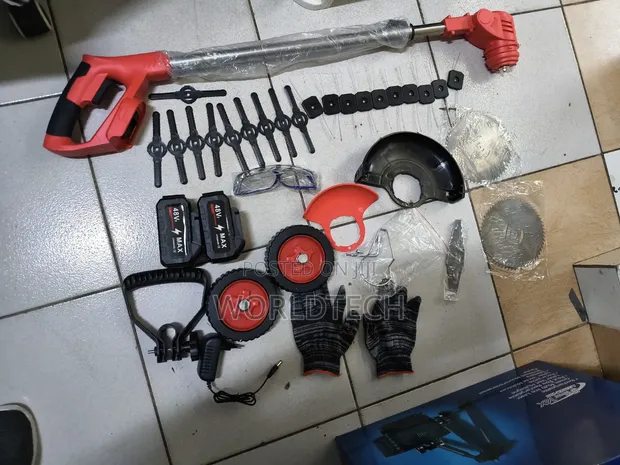 98V Cordless Brushcutter with Wheels - 1