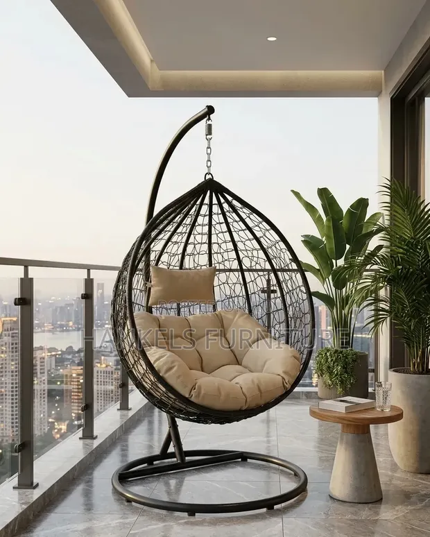 Modern Hammock Swing Chair for Indoor/Outdoor Relaxation - 1