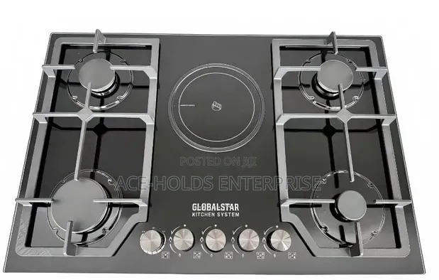 Globalstar GS-5G23 4+1 Gas Hob Cooker - Built-In - 1