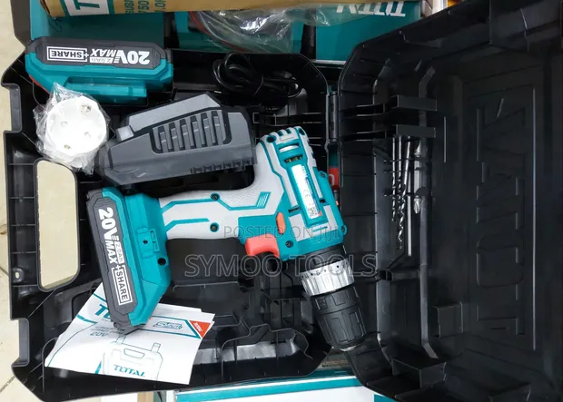 TOTAL 20V Cordless Brushless Drill Toolkit - 1