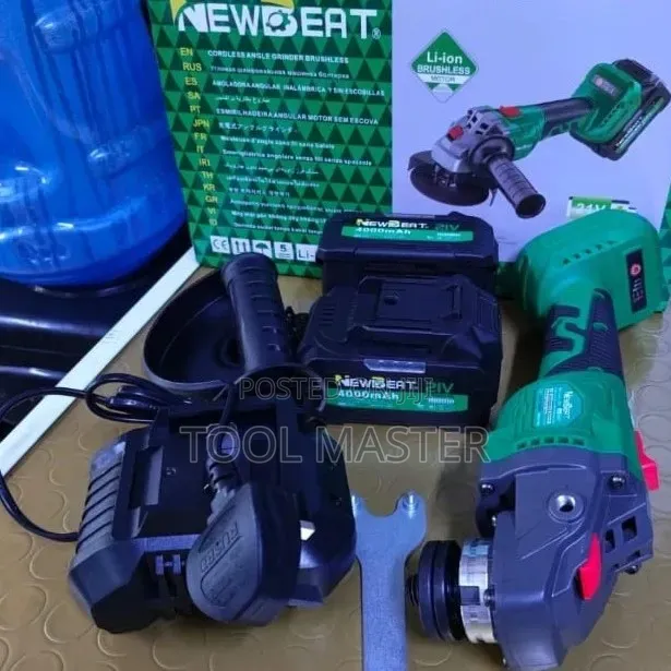 Newbeat 21V Cordless Angle Grinder 4.5" Brushless - 1