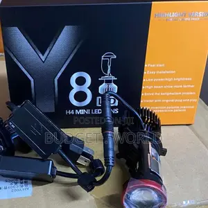 Y8 H4 LED Headlight Bulbs - 30,000LM Mini Projector