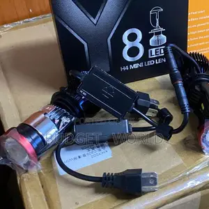 Y8 H4 LED Headlight Bulbs - 30,000LM Mini Projector Lens
