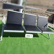 Quality 3-Seater Heavy Duty Padded Bench - 1