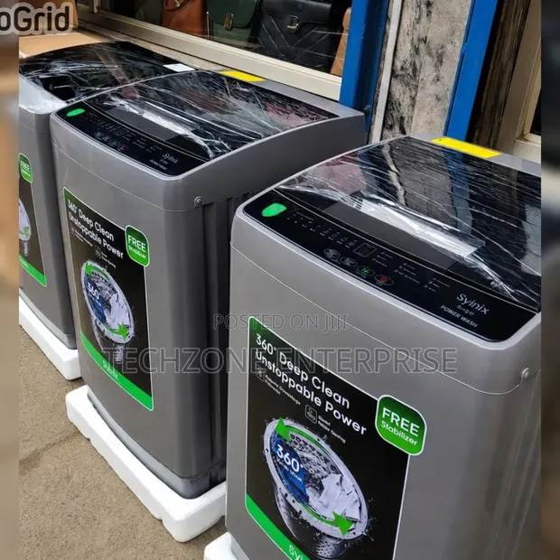Syinix 10kg Fully Automatic Washing Machine - 1