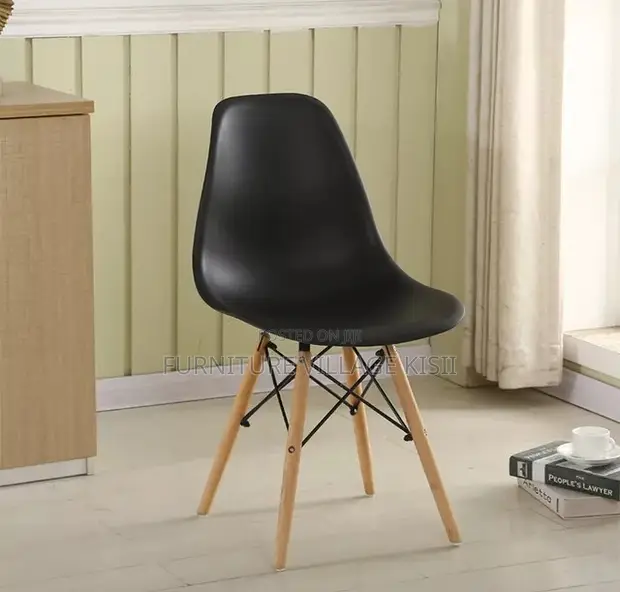 Black Eames Style Dining Chair - Brand New - 1