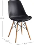 Black Eames Style Dining Chair - Brand New - 3