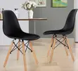 Black Eames Style Dining Chair - Brand New - 5