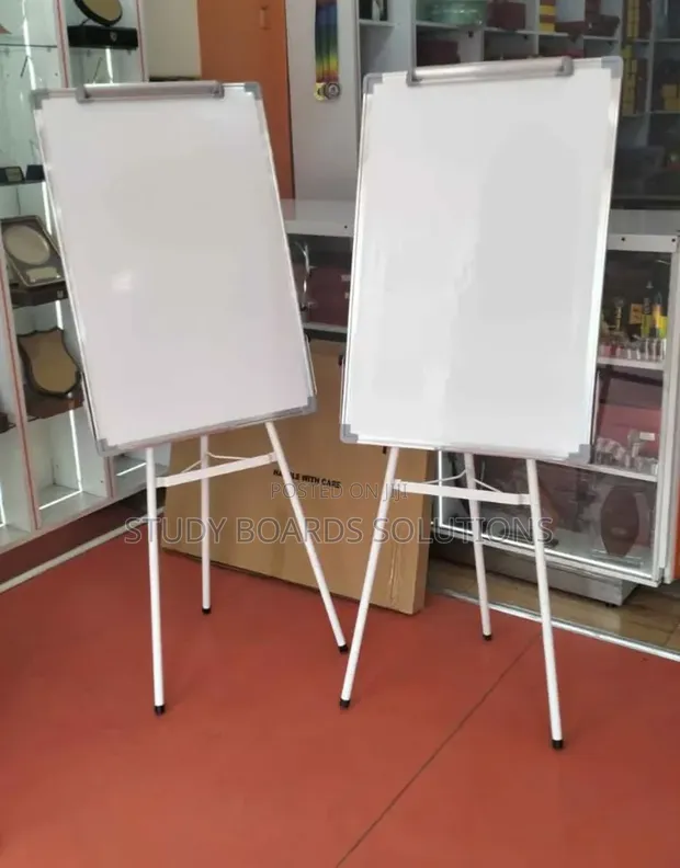 Dry Erase Flip Chart Presentation Stand 90x60cm - 1