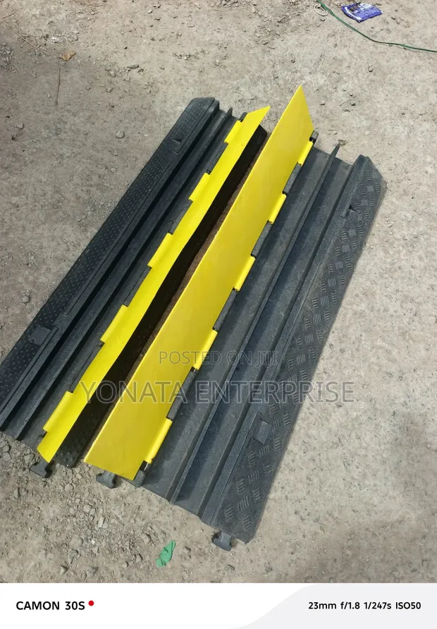 2-Channel Rubber Cable Protector (Light Duty) - 1